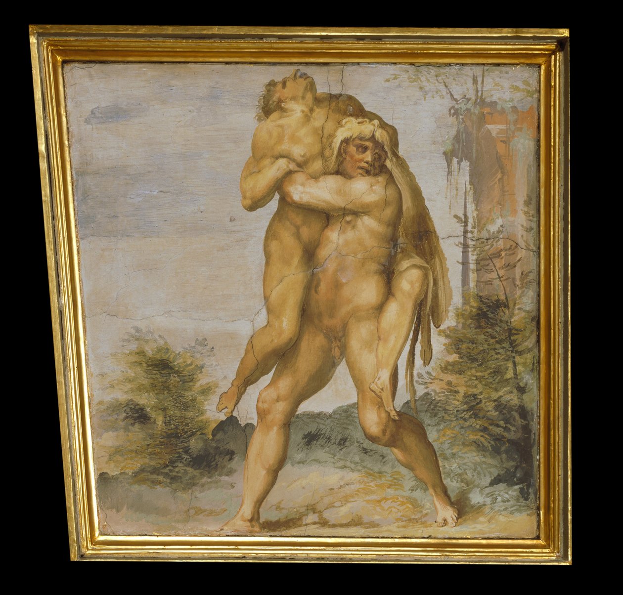 Herkules elfojtja Antaeust alkotó: Marco Marchetti from Faenza