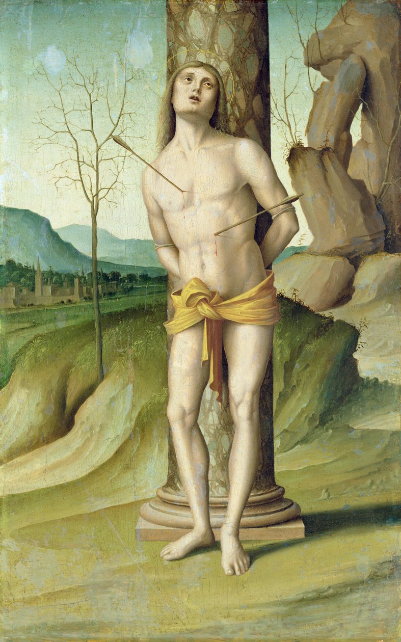 Szent Sebestyén alkotó: Marco Palmezzano