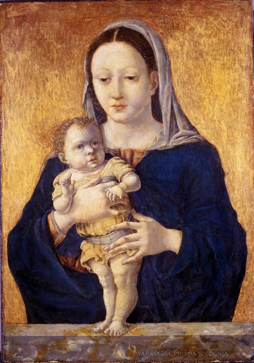 Madonna és gyermek, 1465 körül (tempera fán) alkotó: Marco Zoppo