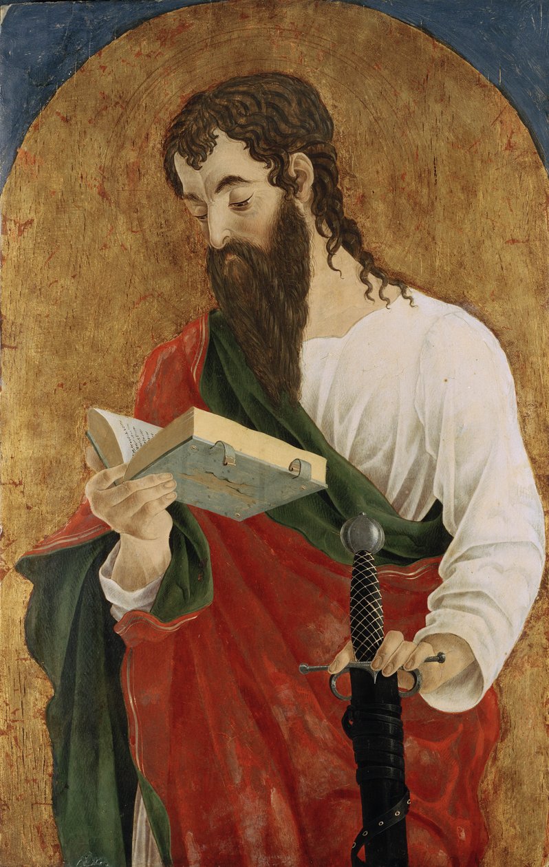 Szent Pál, 1468 (tempera és aranyozás panelen) alkotó: Marco Zoppo