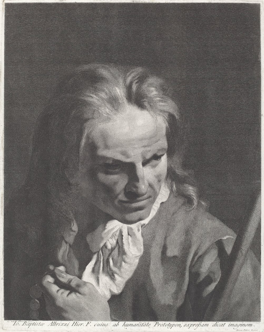 Egy úri zarándok rózsafüzérrel alkotó: Marco Alvise Pitteri after Giovanni Battista Piazzetta