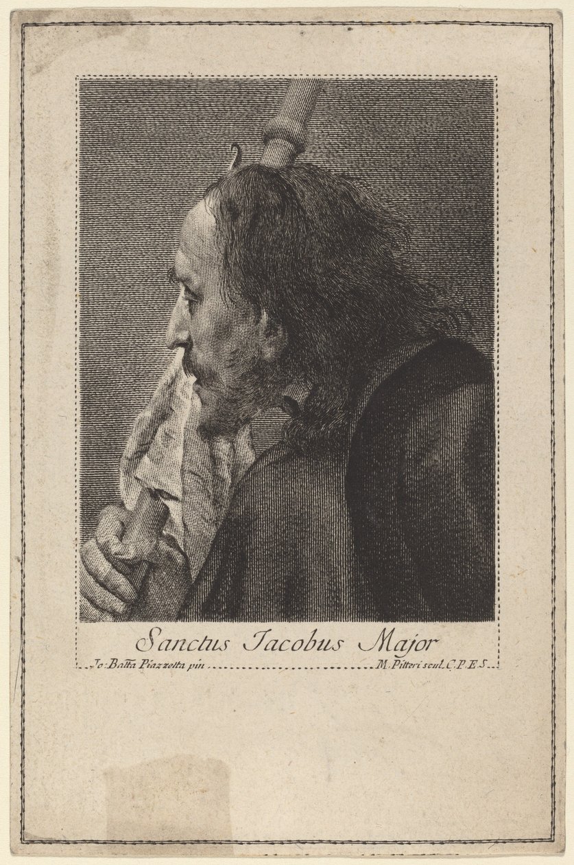 őrnagy Szent Jakab alkotó: Marco Alvise Pitteri after Giovanni Battista Piazzetta