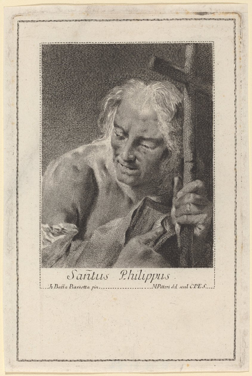 Szent Fülöp alkotó: Marco Alvise Pitteri after Giovanni Battista Piazzetta