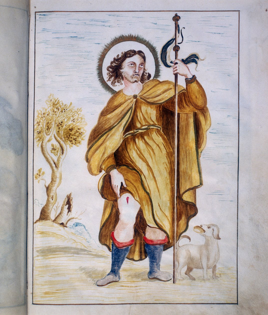 Megvilágítás a római Agregazione auta della Venerabile Archiconfraternita di San Rocco bikájából alkotó: Marco Antonio Binarelli