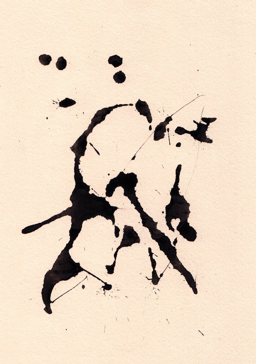 Blot, 2018 (tinta, papír) alkotó: Marco Campedelli