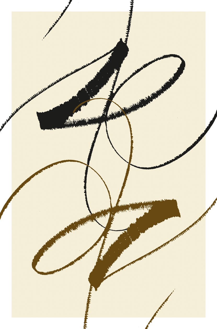 Tánc, 2014 (tinta, papír) alkotó: Marco Campedelli
