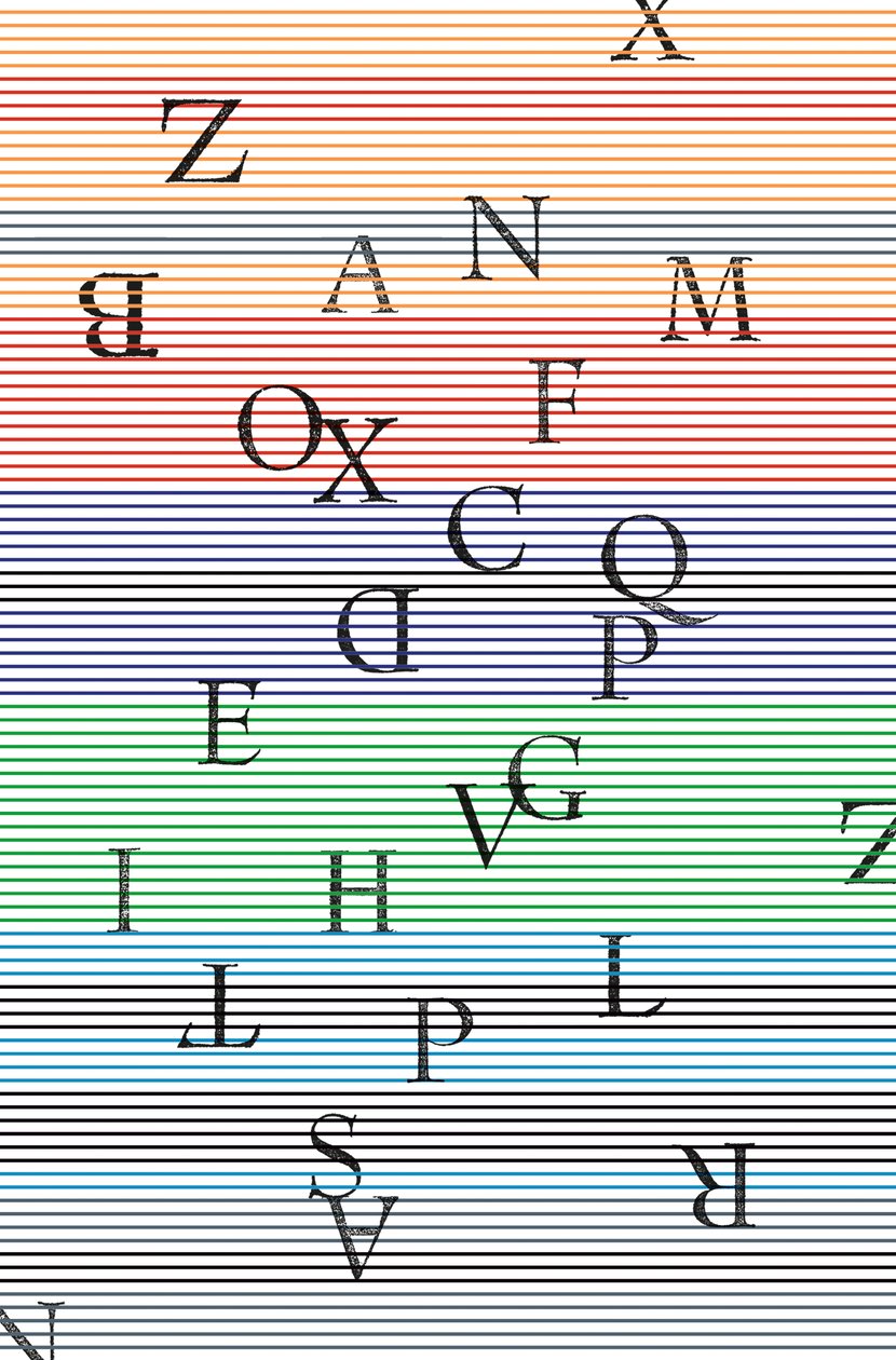 Letters in Caos, 2014 (vegyes technika) alkotó: Marco Campedelli