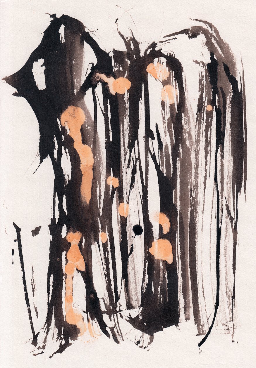 Wabi Sabi, 2018 (tinta és fehérítő, papír) alkotó: Marco Campedelli