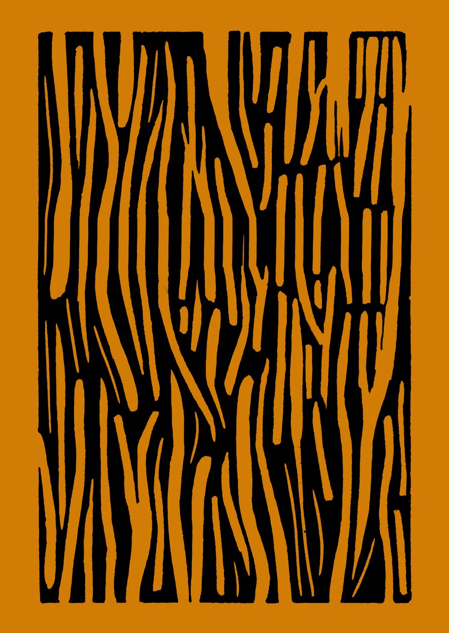 Wood, 2023 (linóleum, papír) alkotó: Marco Campedelli