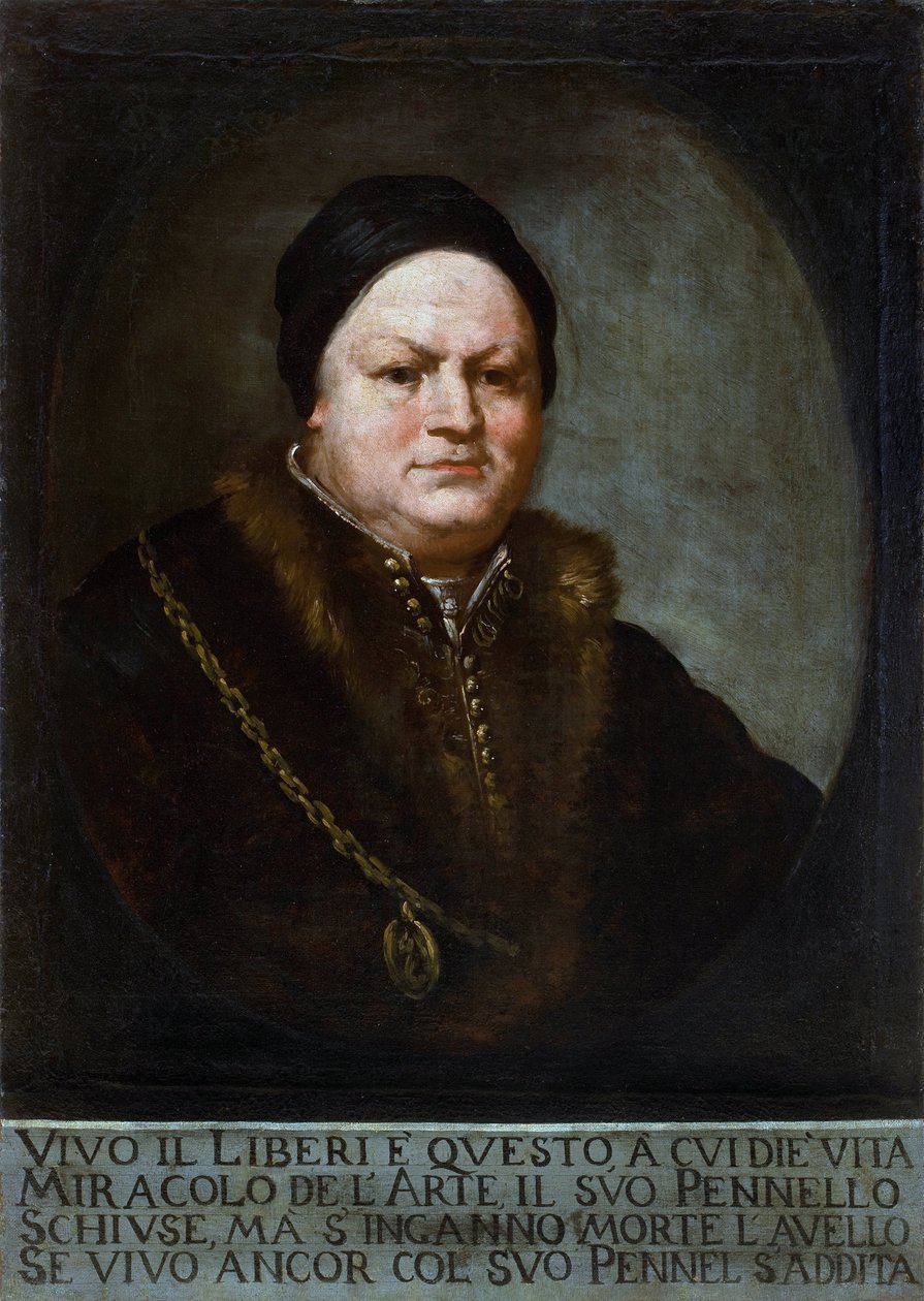 Pietro Liberi festő (1605-1687) portréja – Marco Liberi festménye (1640 körül – 1687 után) alkotó: Marco Liberi