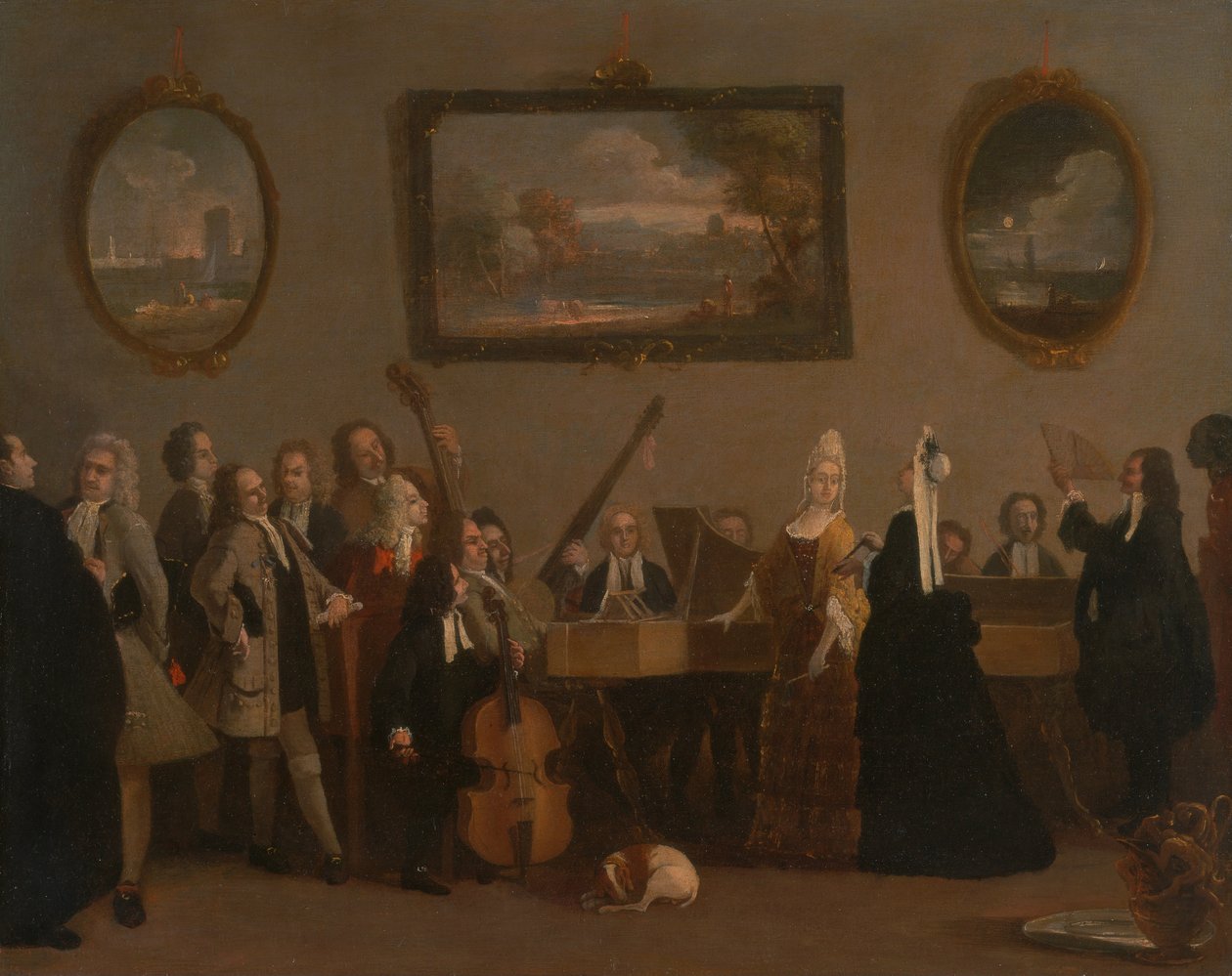 Egy opera próbája alkotó: Marco Ricci