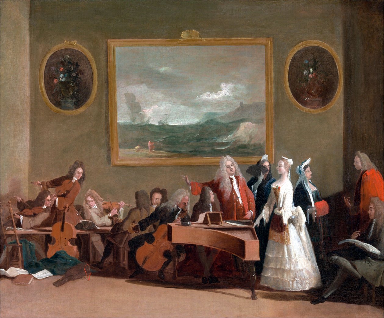 Egy opera próbája alkotó: Marco Ricci