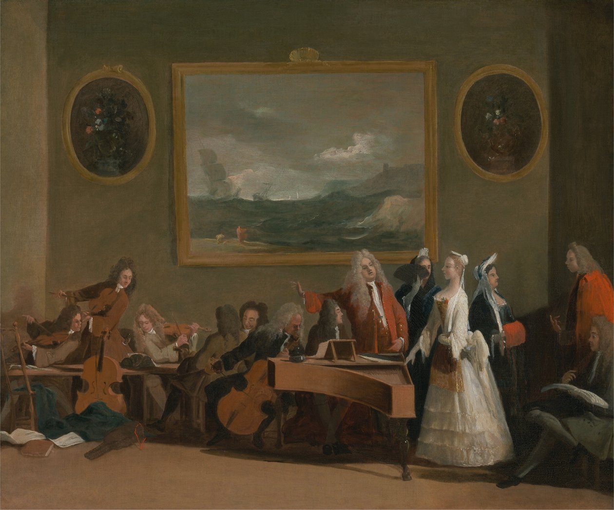 Egy opera próbája alkotó: Marco Ricci