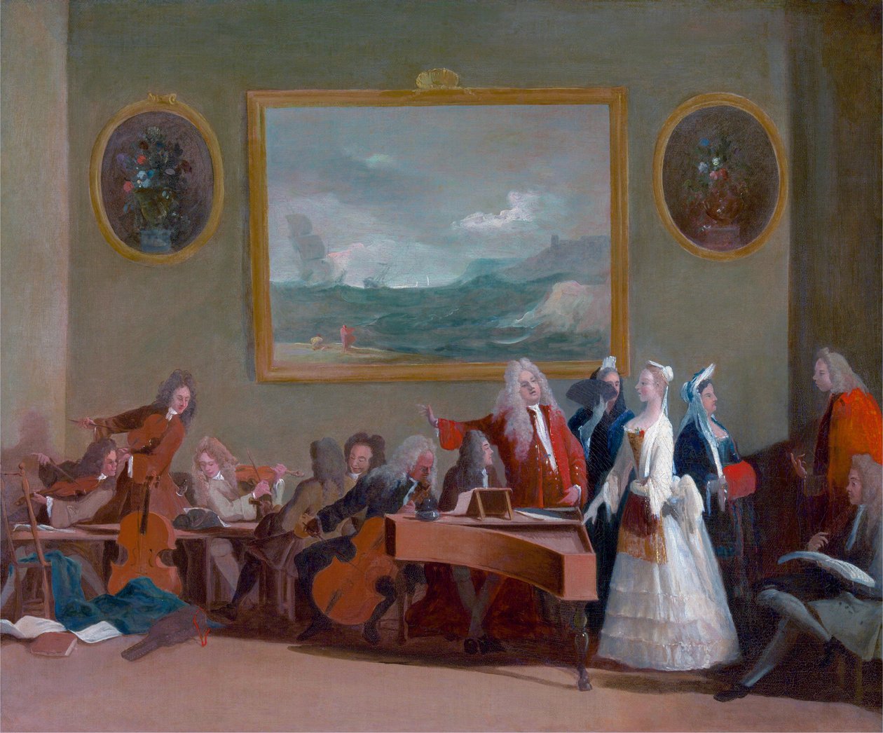 Egy opera próbája alkotó: Marco Ricci