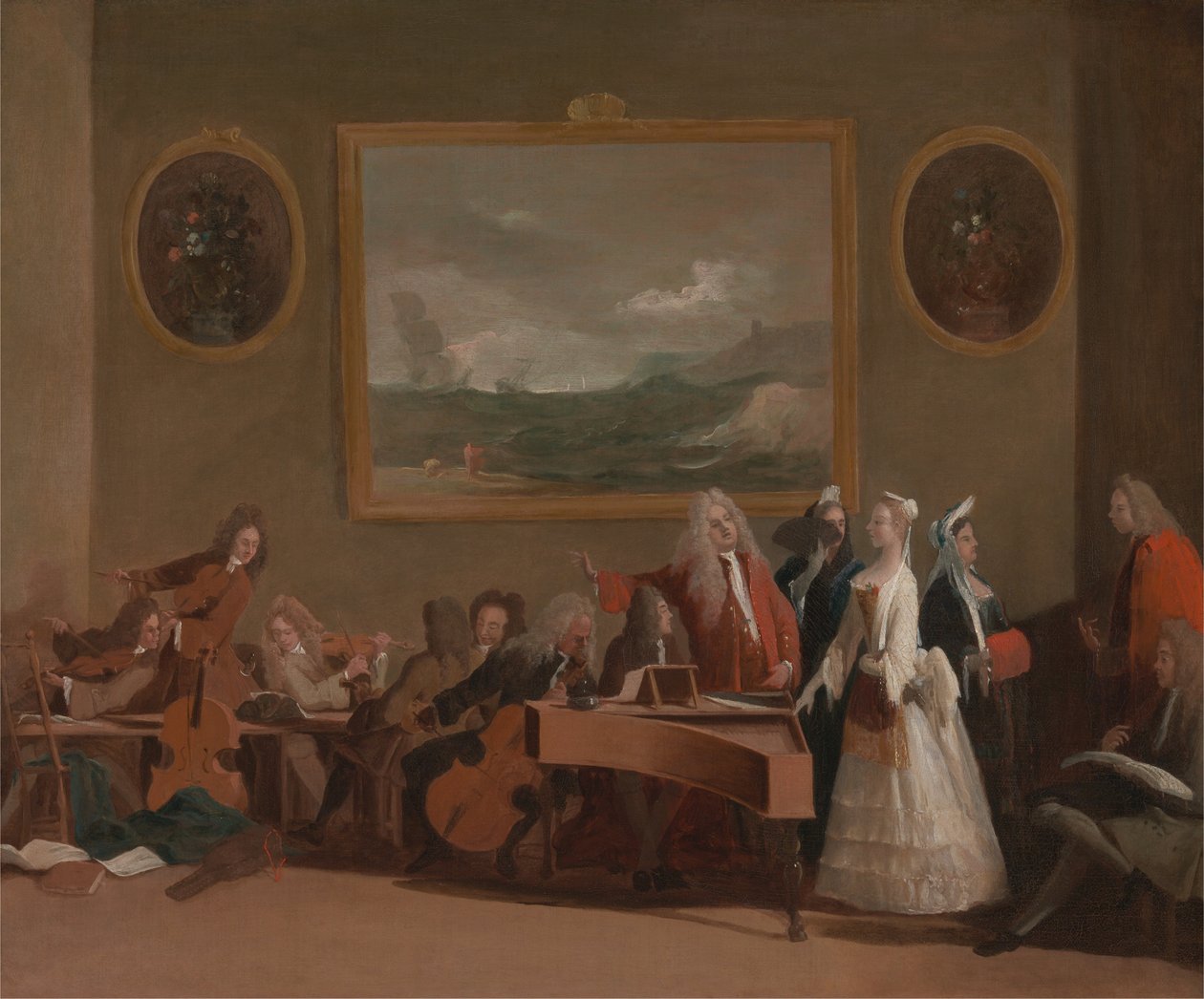 Egy opera próbája alkotó: Marco Ricci