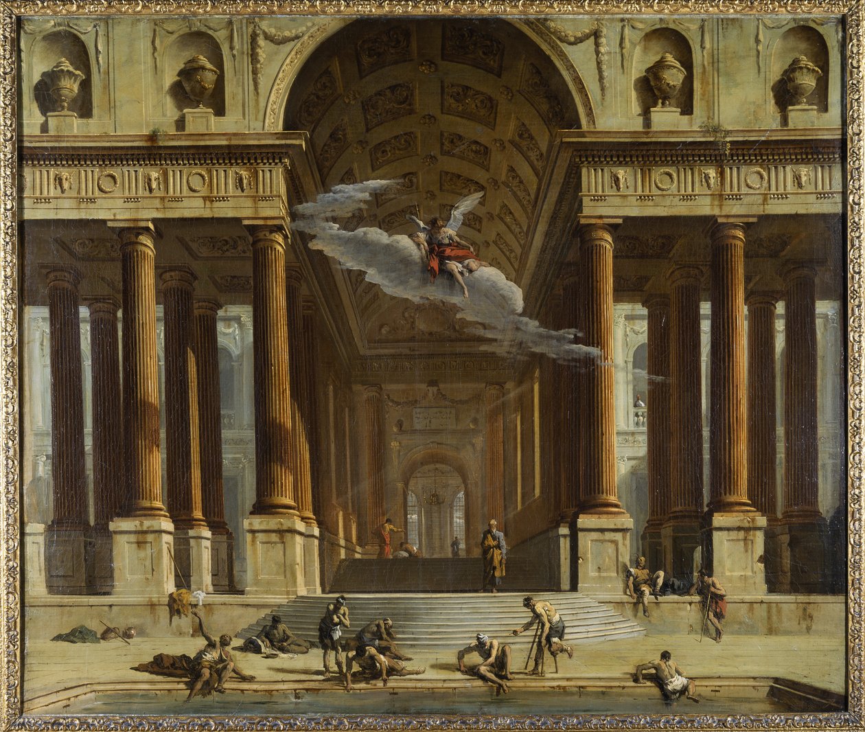 A Siloam medencéje, 1711-1716 körül (olaj, vászon) alkotó: Marco Ricci