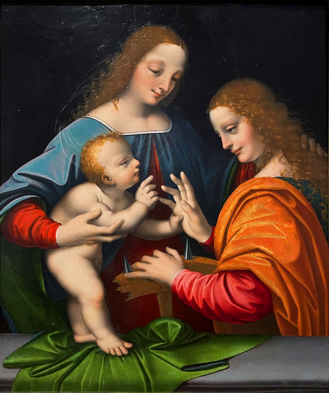 Szent Katalin misztikus házassága alkotó: Marco d