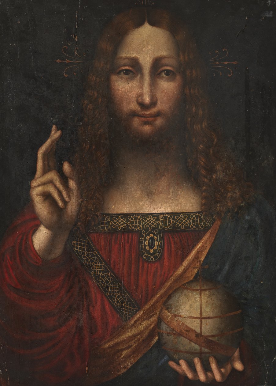 Salvator Mundi, 1510-25 körül alkotó: Marco d Oggiono