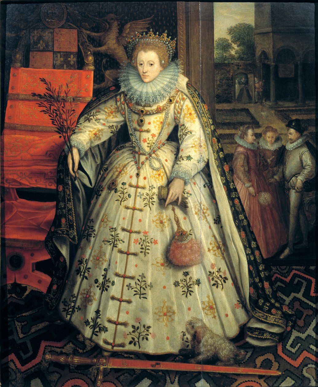 I. Erzsébet királynő, 1580 körül alkotó: Marcus Gheeraerts