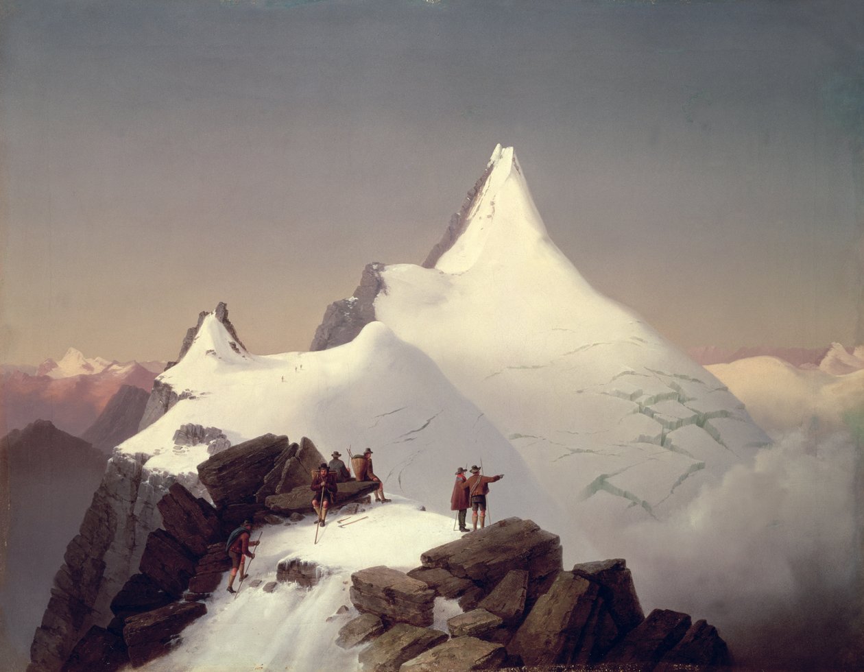 Kilátás a "Grossglockner"-hegyre (The Great Bellringer) alkotó: Marcus Pernhart