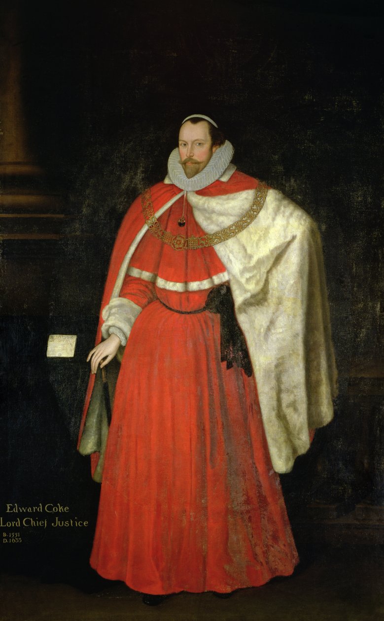 Edward Coke, Lord főbíró alkotó: Marcus Garret Gheeraerts the Younger