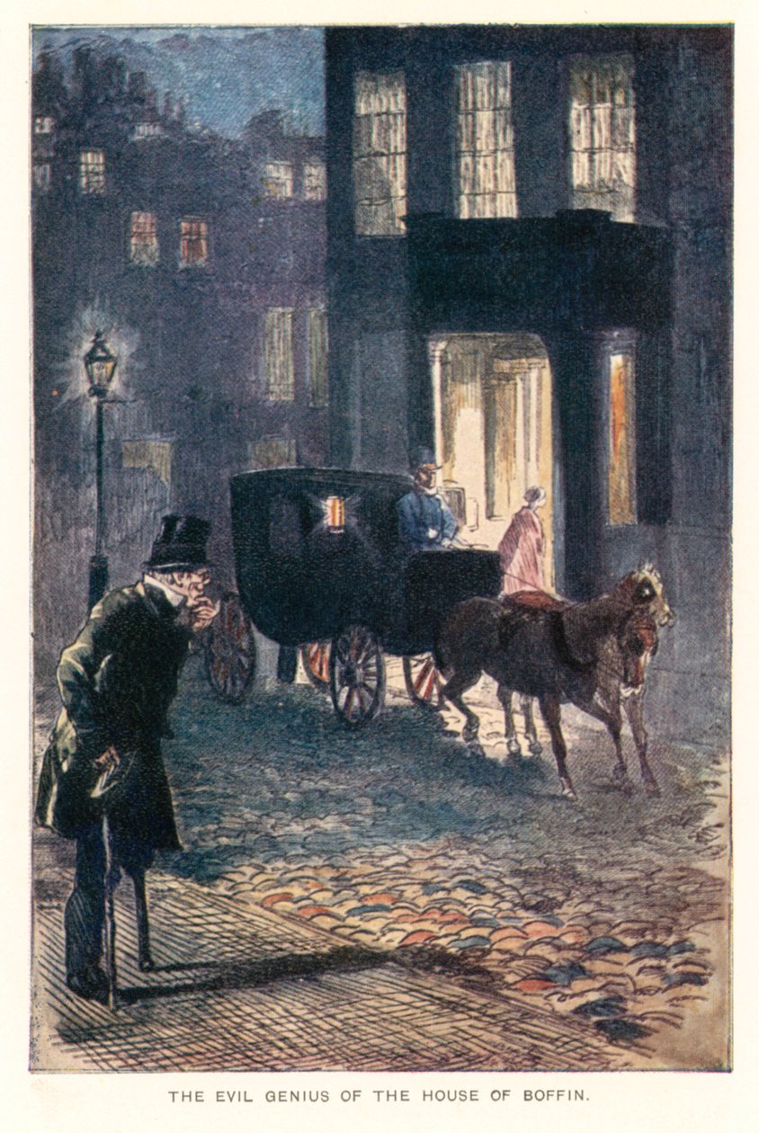 Illusztráció a Közös barátunkhoz (színes litográfia) alkotó: Marcus (after) Stone
