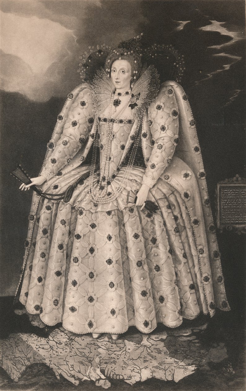 Erzsébet királynő, 1592, 1904 alkotó: Marcus Garret Gheeraerts the Younger