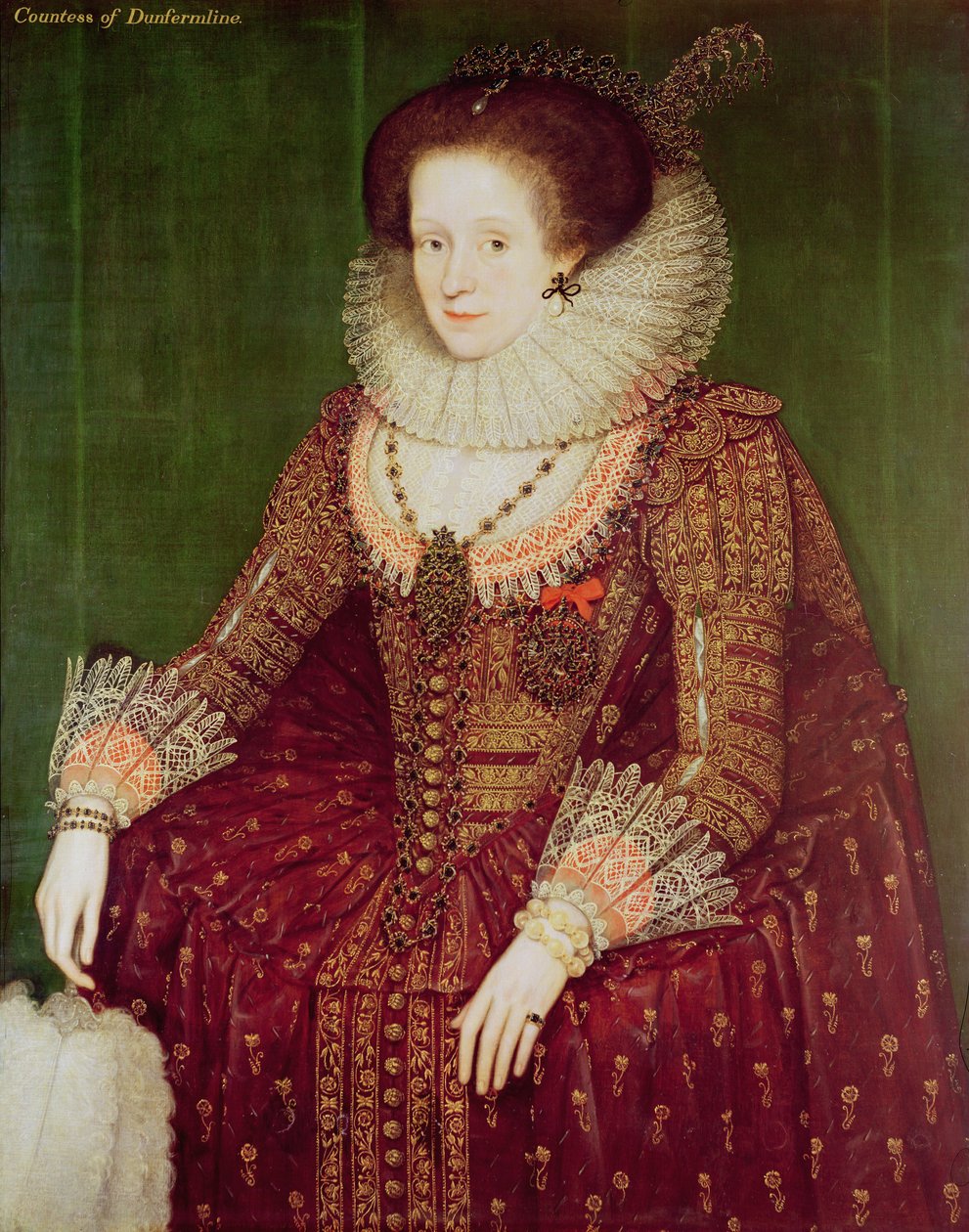 Margaret Hay, Dunfermline grófnője alkotó: Marcus Gheeraerts