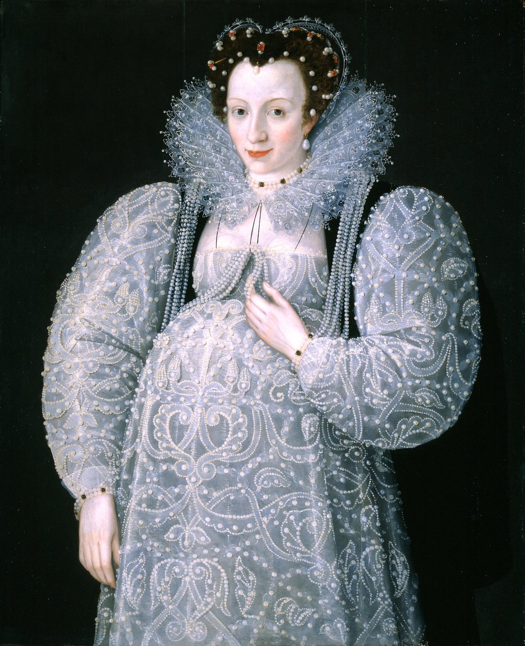 Egy ismeretlen hölgy portréja alkotó: Marcus Garret Gheeraerts the Younger