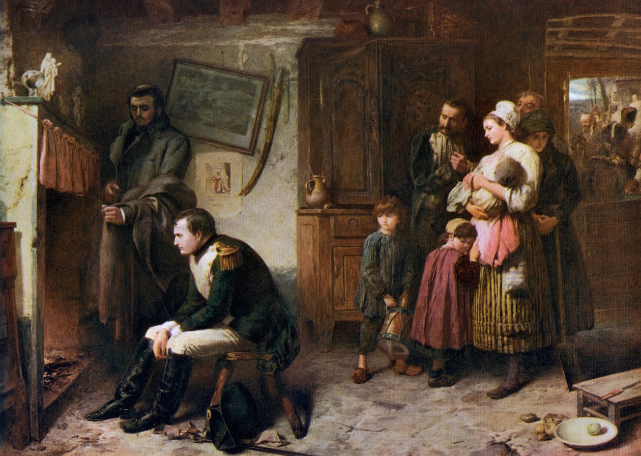 A Waterlooból Párizsba vezető úton, 1863, 1912. alkotó: Marcus Stone
