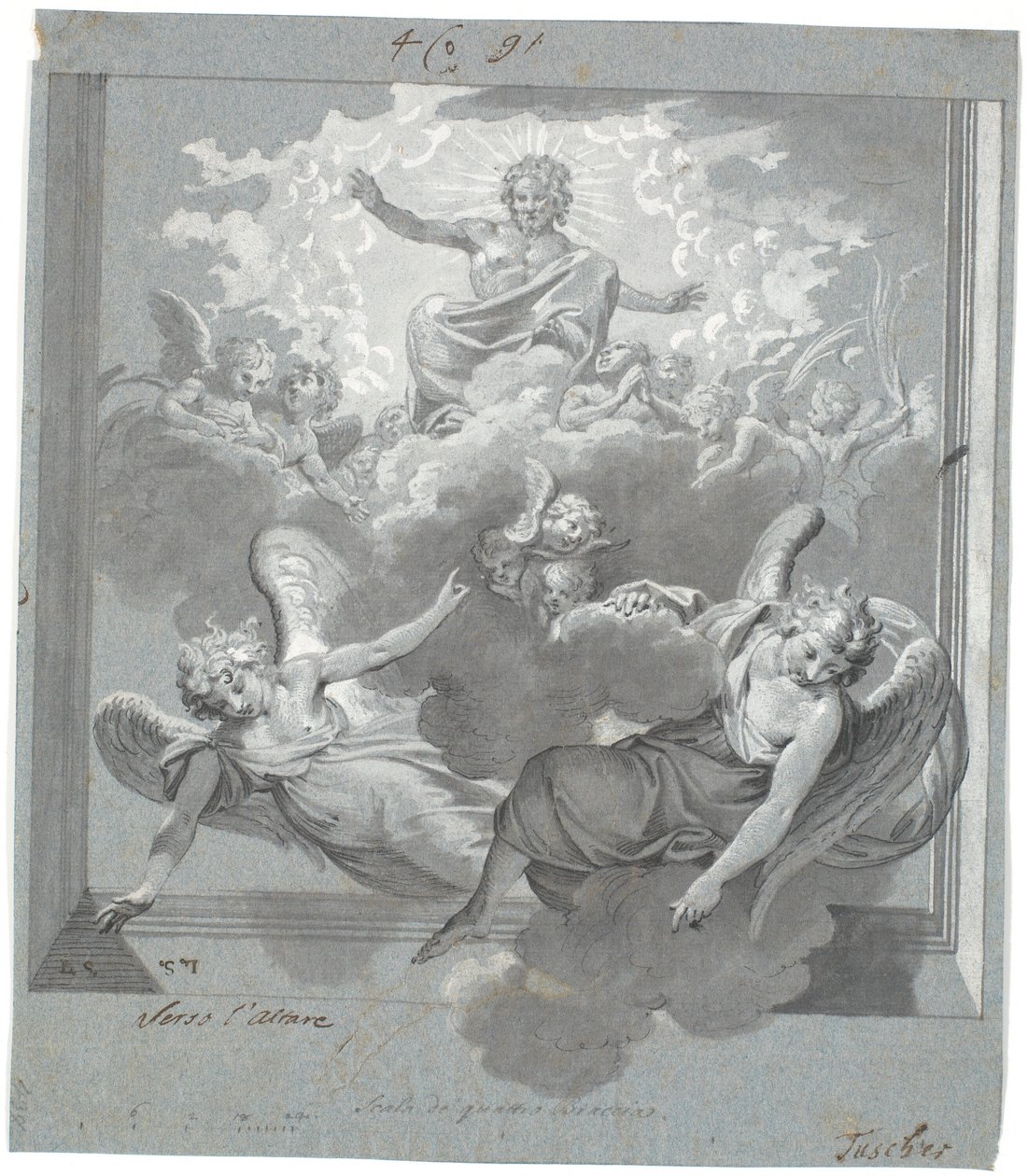 Krisztus mennybemenetele alkotó: Marcus Tuscher