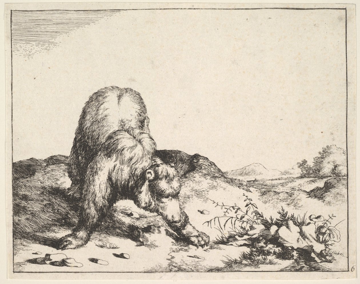 a The Set of the Bears-ből, kb. 1664. alkotó: Marcus de Bye