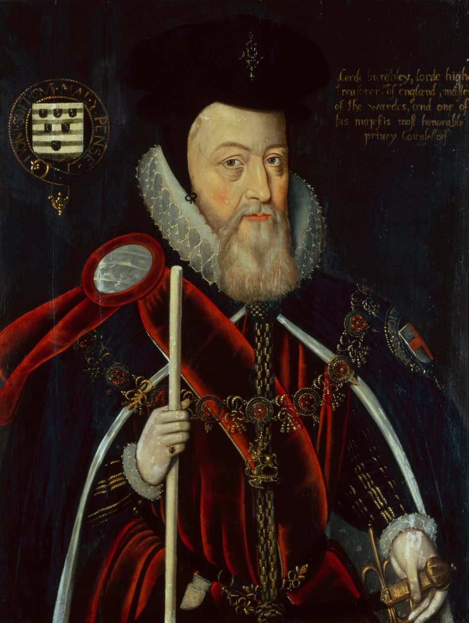 William Cecil portréja alkotó: Marcus the Younger (circle of) Gheeraerts