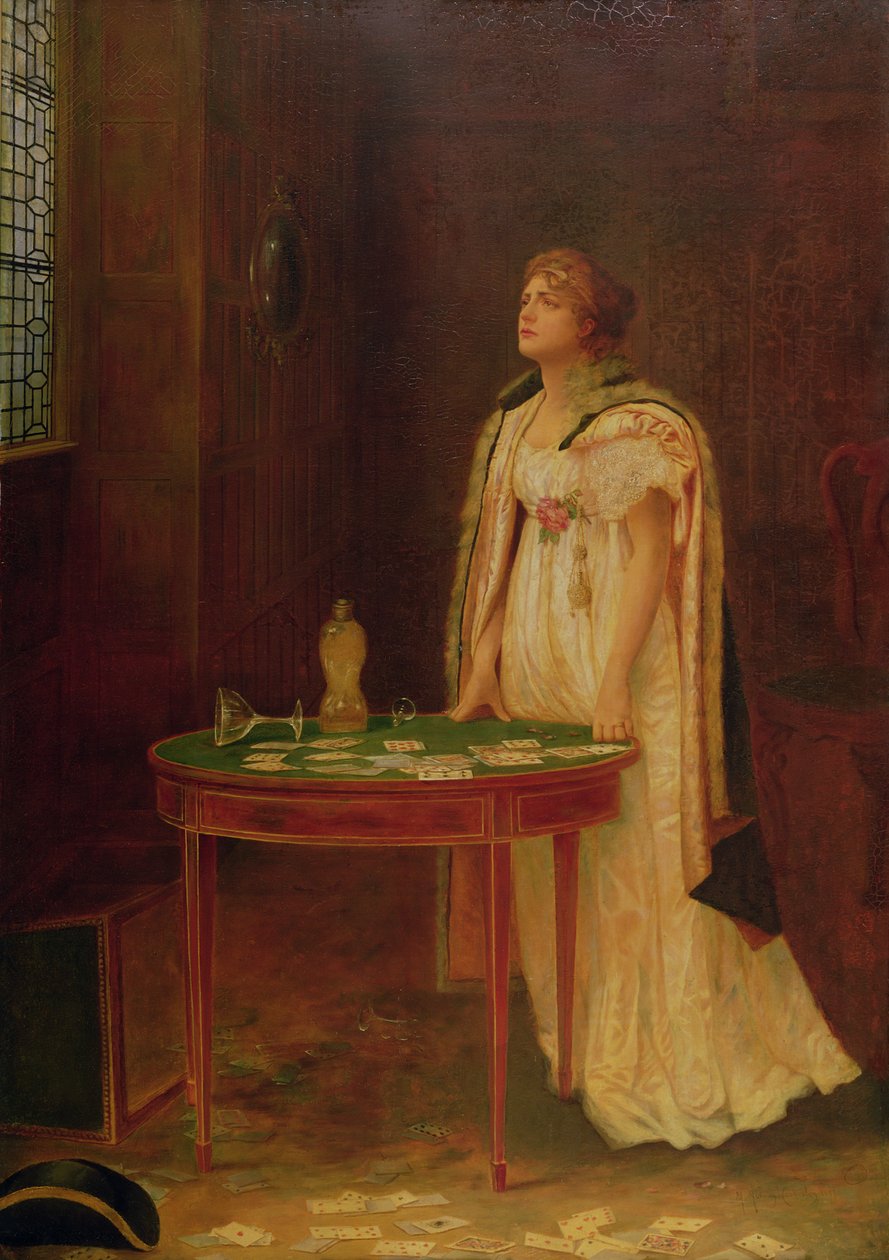 A szerencsejátékos felesége, 1897 alkotó: Margaret Murray Cookesley