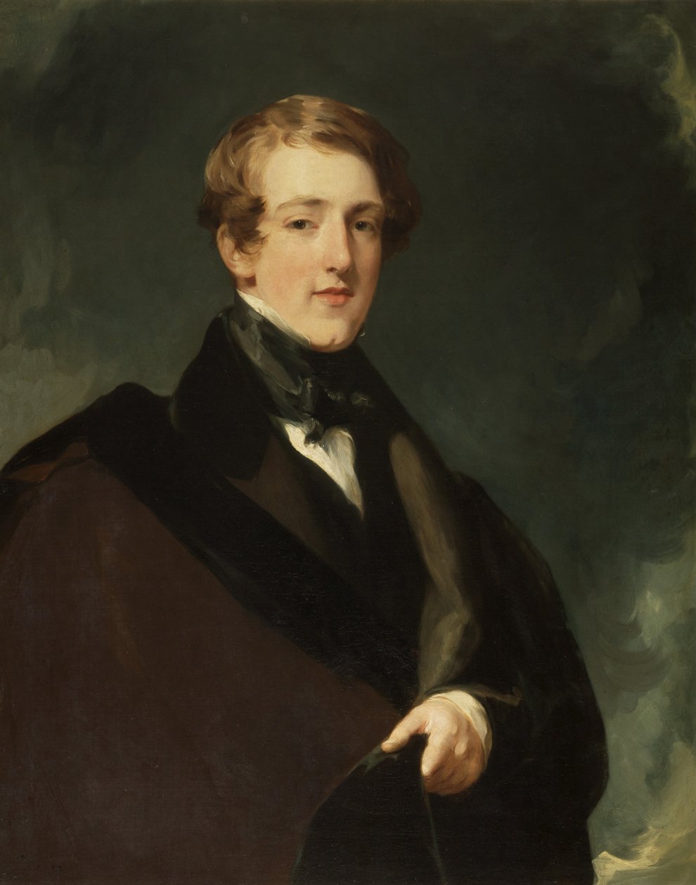 A 2. Lord de Tabley akadémiai köntösben, 1832 alkotó: Margaret Sarah Carpenter