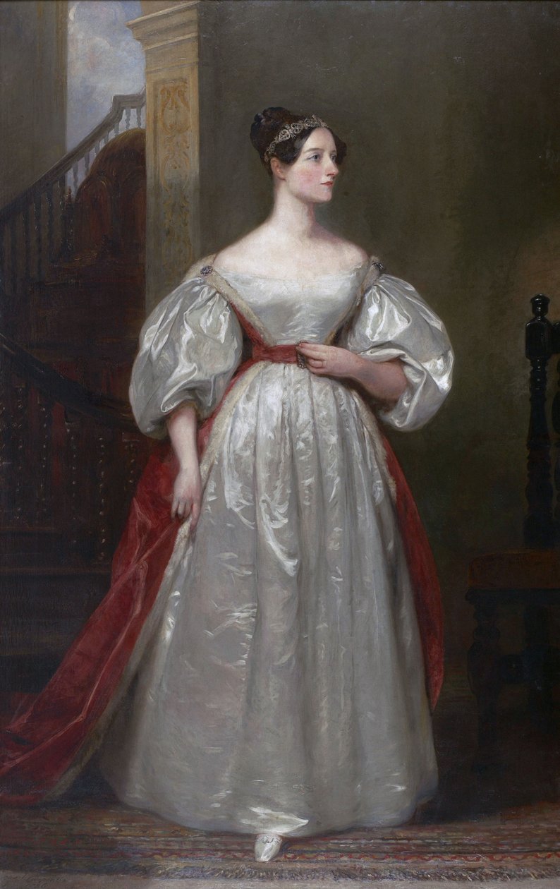 Ada Lovelace (1815-1852) portréja alkotó: Margaret Sarah Carpenter