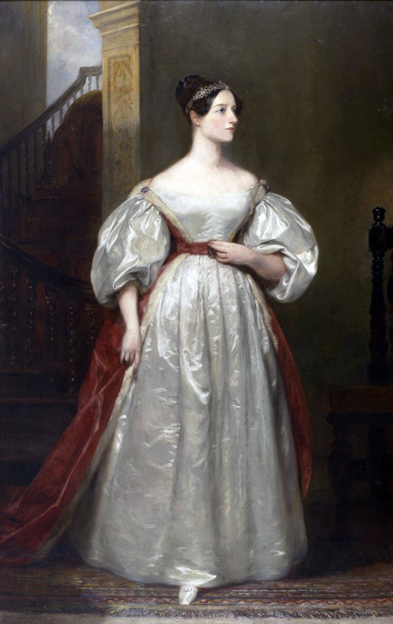 Ada Lovelace portréja alkotó: Margaret Sarah Carpenter