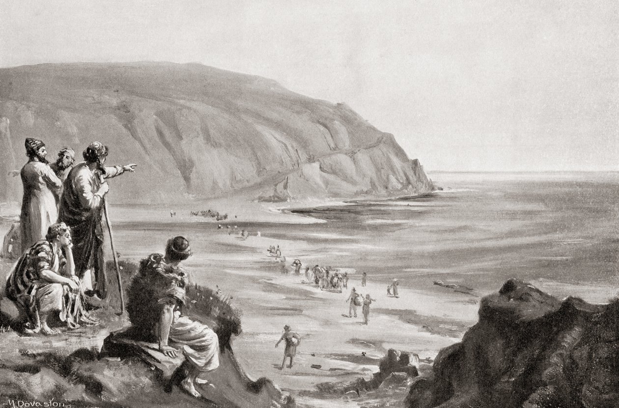 A föníciaiak érkezése a Földközi-tenger keleti partvidékére, Kr.e. 1500 körül, Hutchinson
