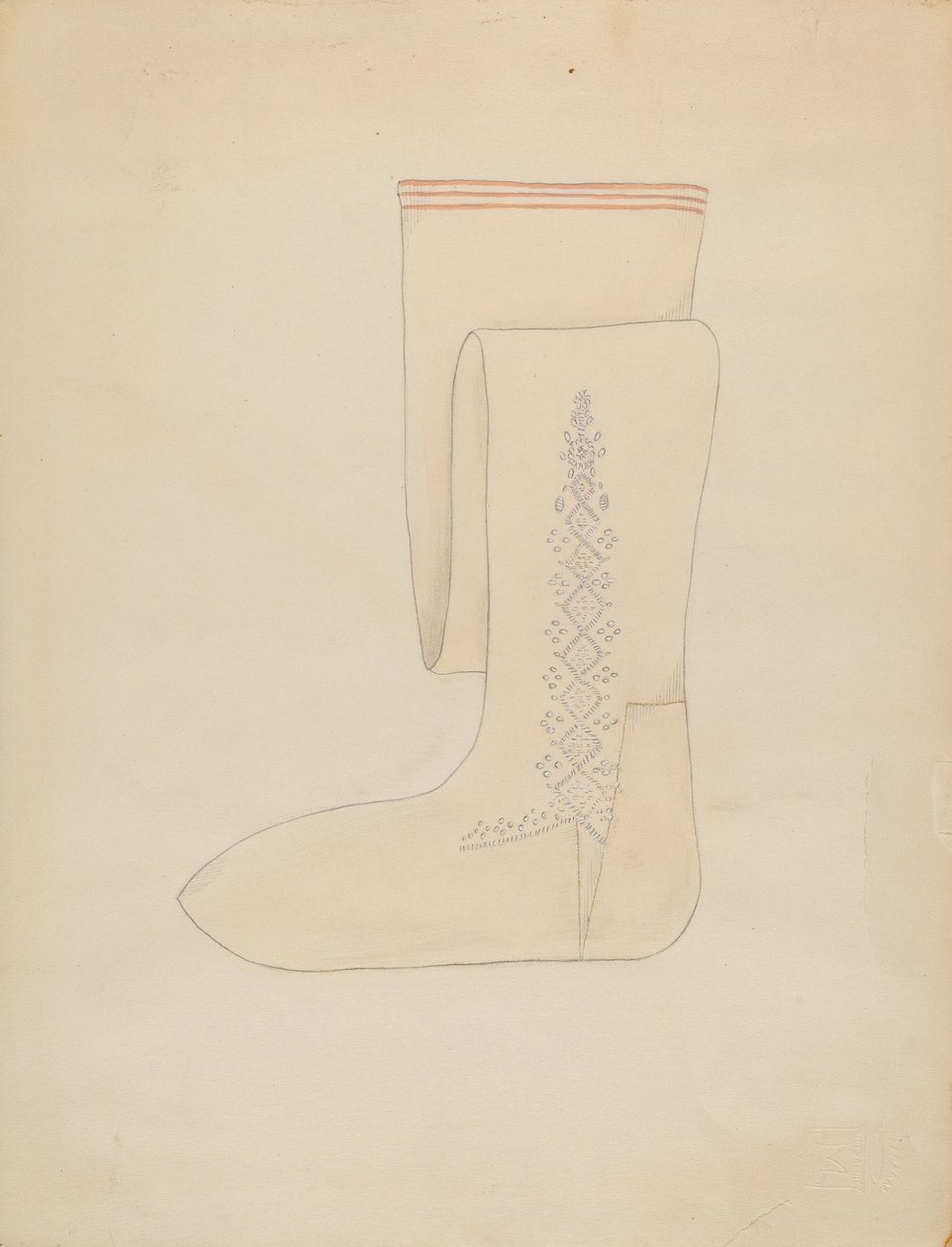 Harisnya, c. 1936. alkotó: Margaret Concha