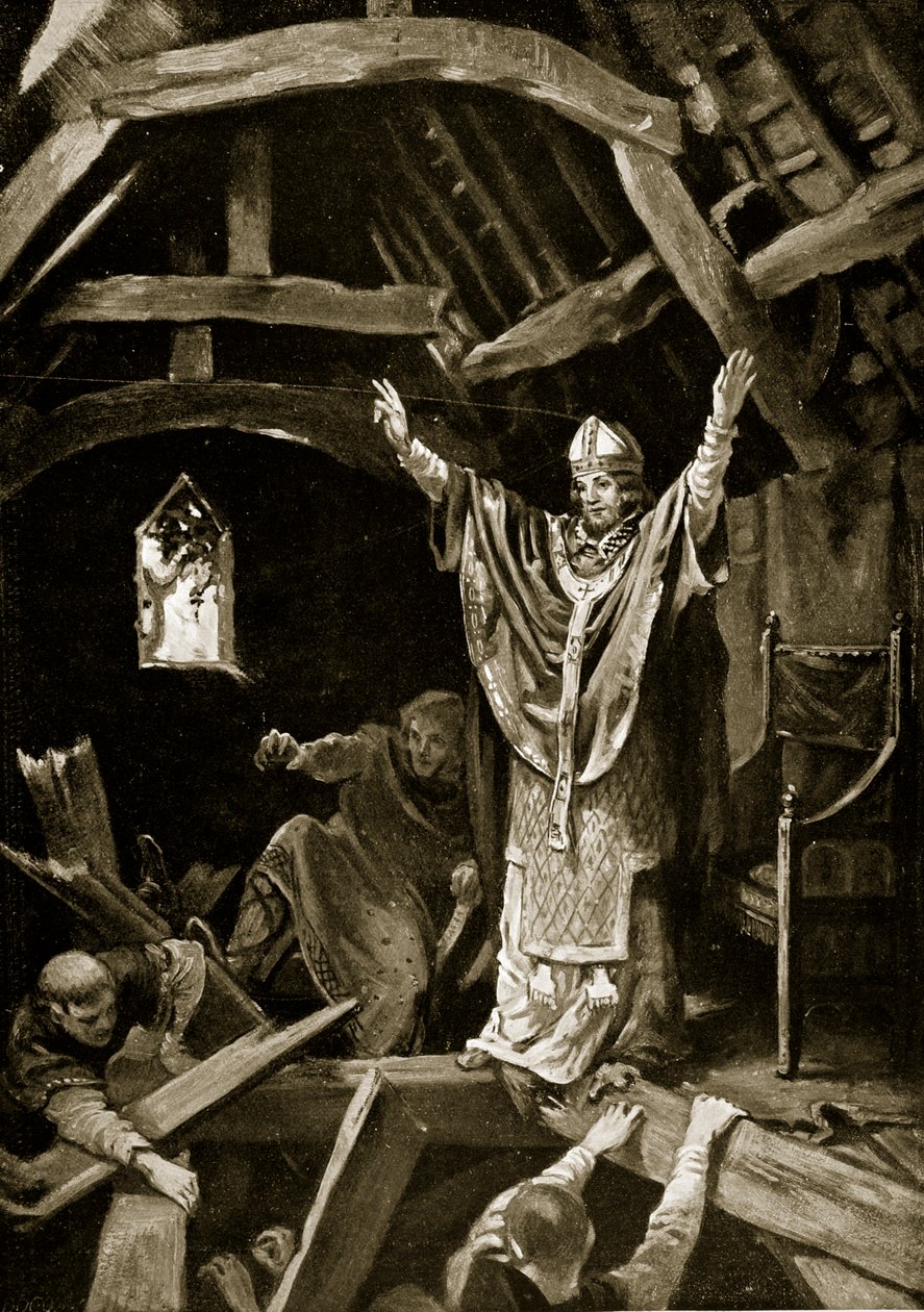 A calne-i padló összeomlása, 978, illusztráció a "Hutchinson