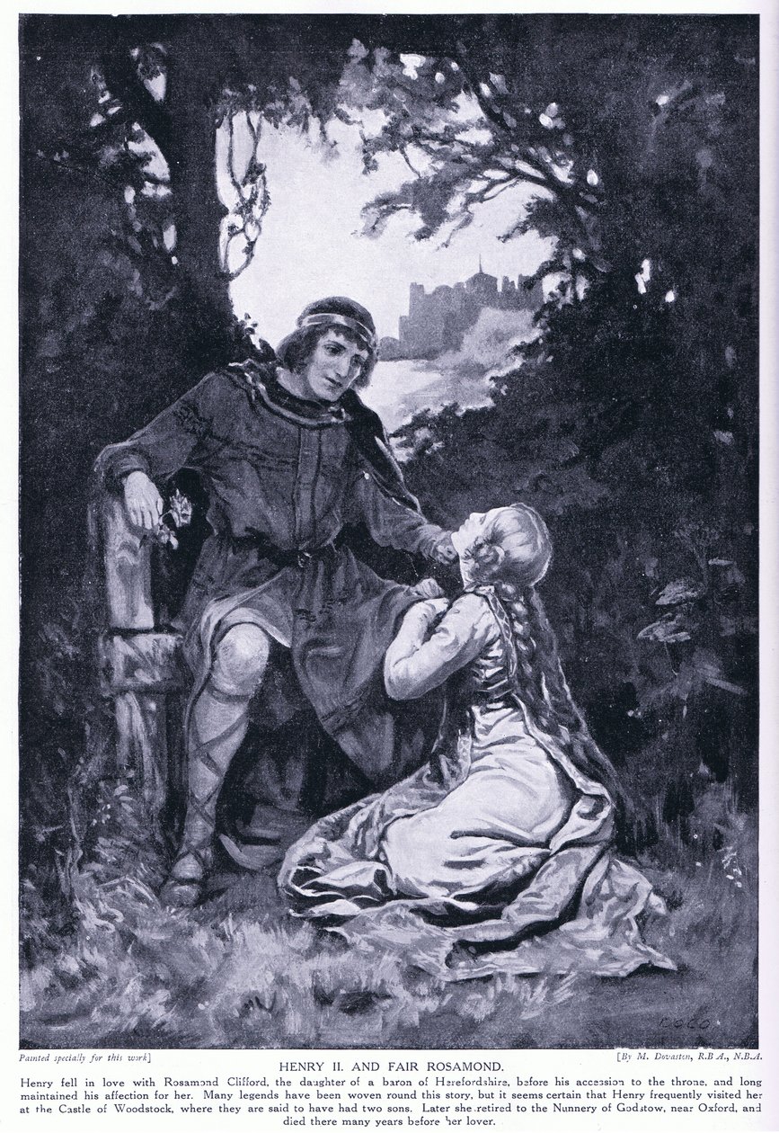II. Henrik és a szépséges Rosamund alkotó: Margaret Dovaston
