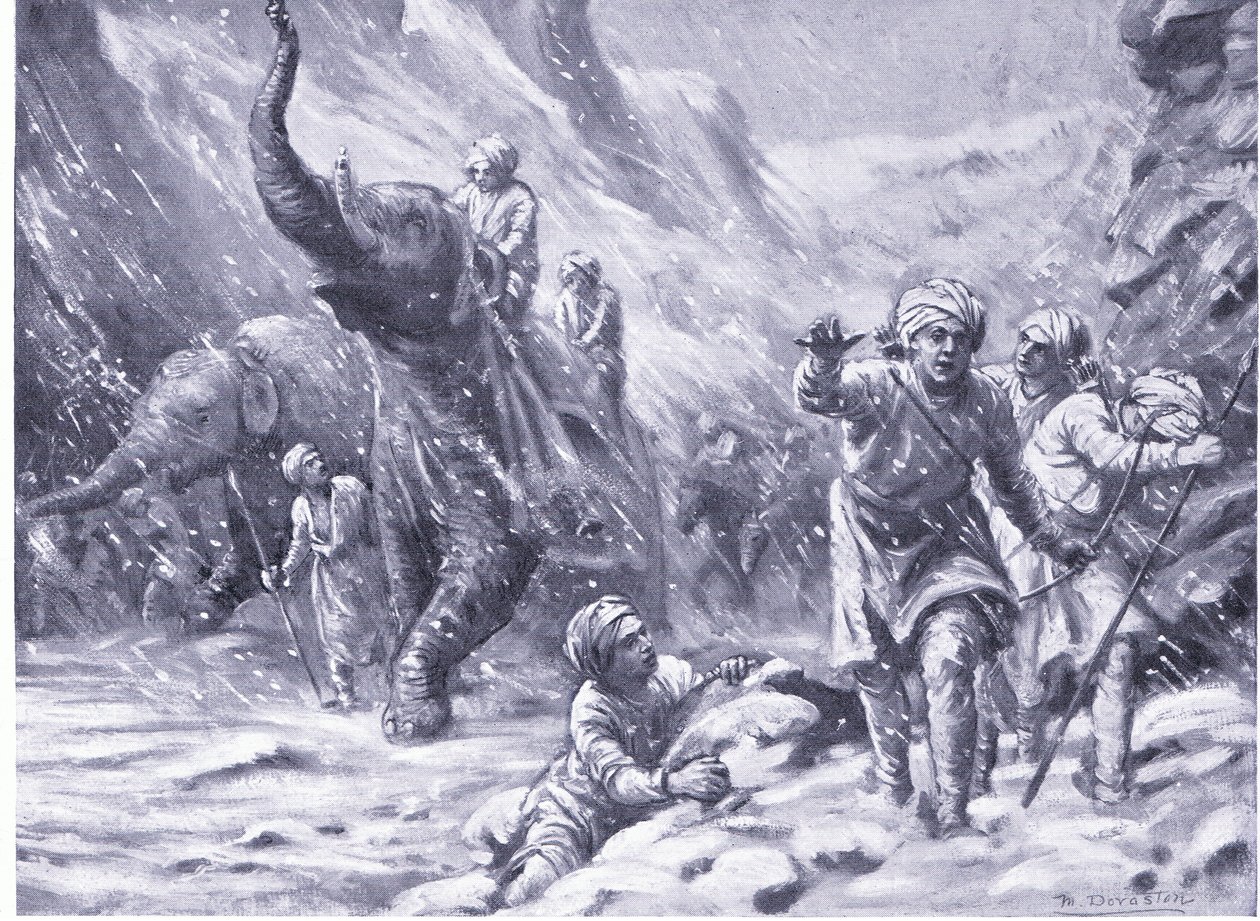 Ghazni Mahmud első sikere Kr. u. 1000 (litó) alkotó: Margaret Dovaston