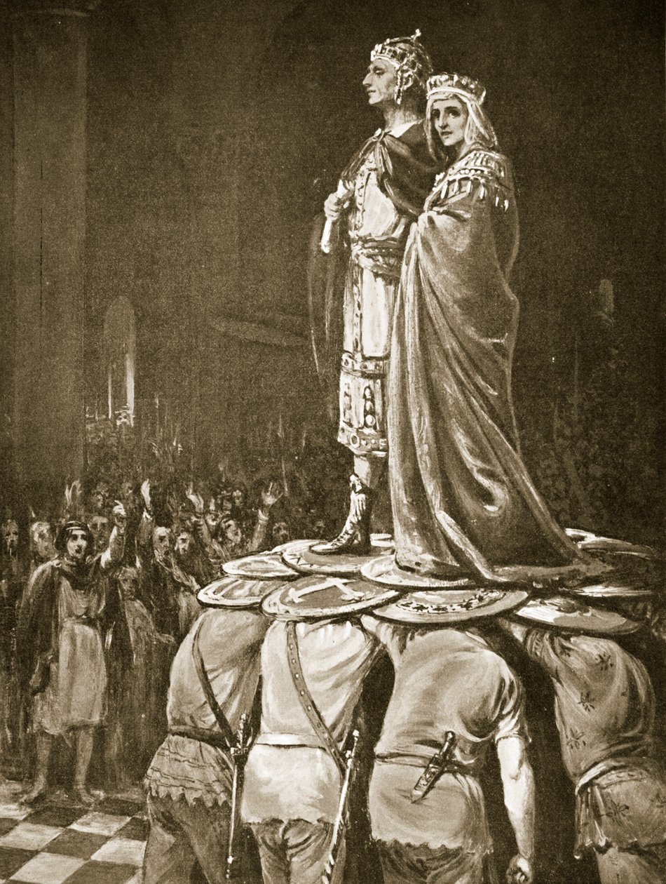 Marcianus megkoronázása, illusztráció a "Hutchinson
