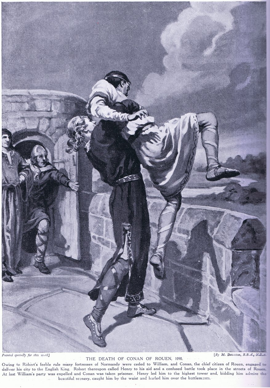 A roueni Conan halála Kr. u. 1090. alkotó: Margaret Dovaston