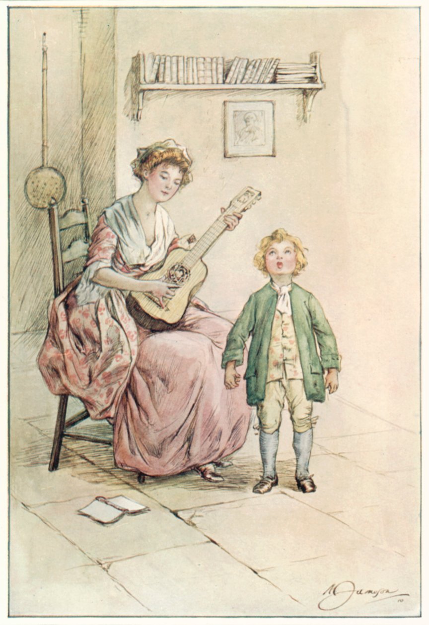 The Vicar of Wakefield (Oliver Goldsmith) (színes litográfia) alkotó: Margaret Jameson