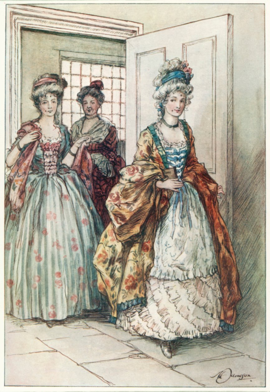 The Vicar of Wakefield (Oliver Goldsmith) (színes litográfia) alkotó: Margaret Jameson