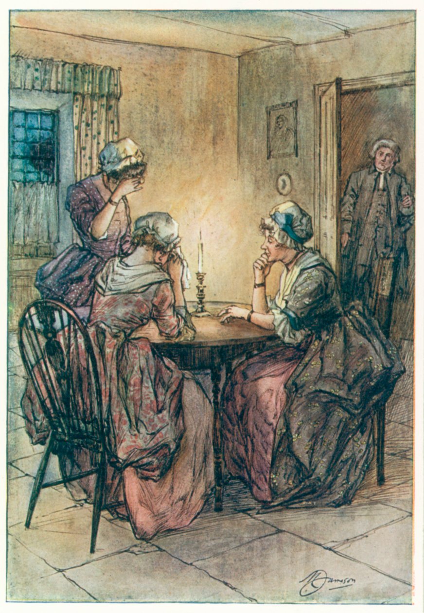 The Vicar of Wakefield (Oliver Goldsmith) (színes litográfia) alkotó: Margaret Jameson