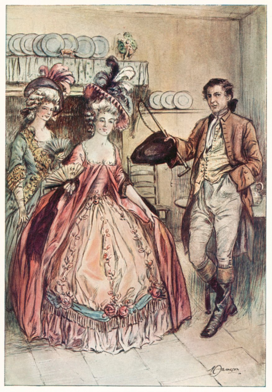 The Vicar of Wakefield (Oliver Goldsmith) (színes litográfia) alkotó: Margaret Jameson