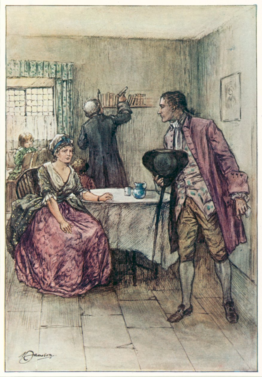 The Vicar of Wakefield (Oliver Goldsmith) (színes litográfia) alkotó: Margaret Jameson