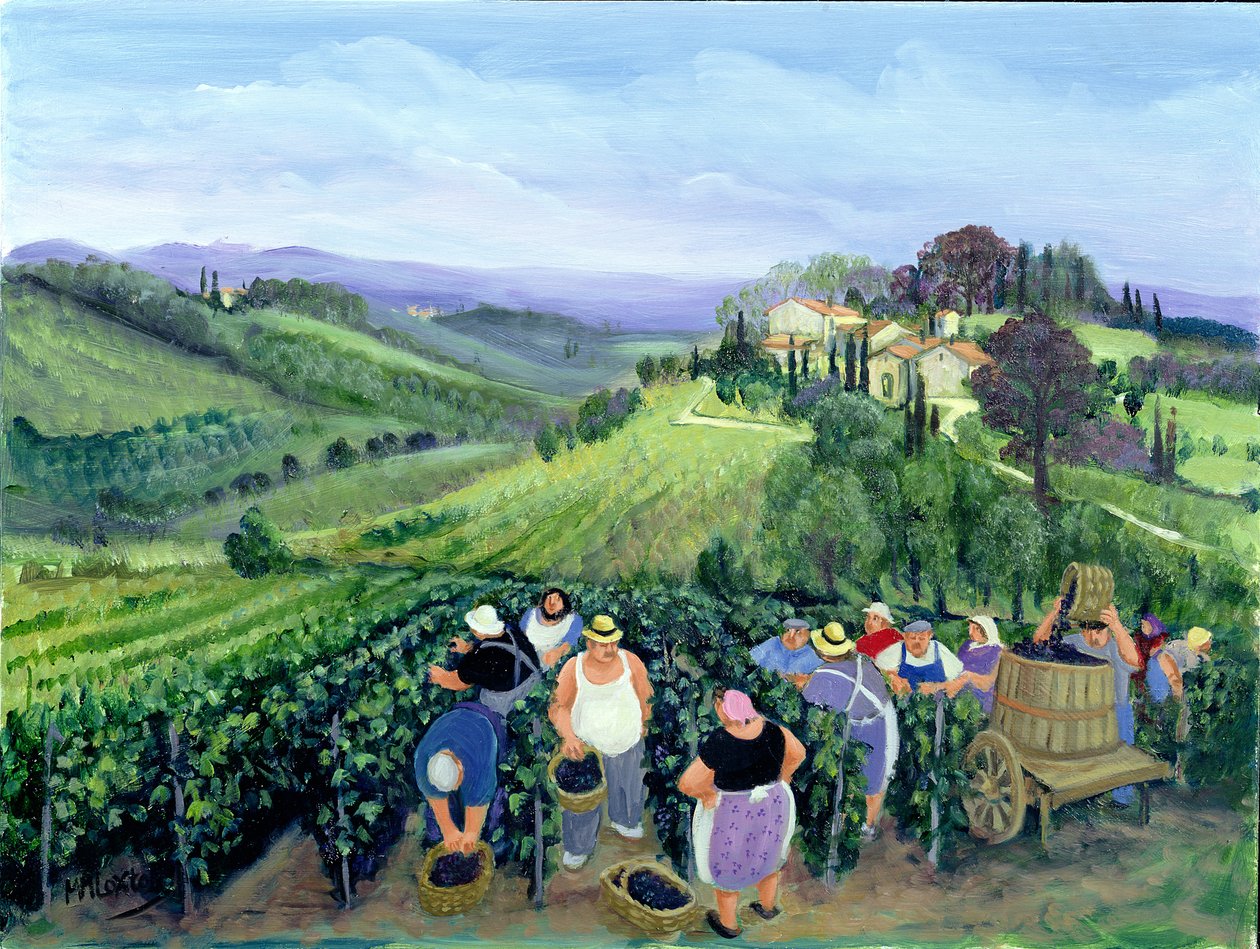 Chianti táj (olaj, vászon) alkotó: Margaret Loxton